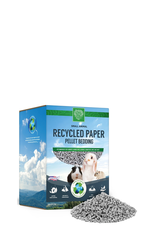 Small Animal Recycled Paper Pellet Bedding