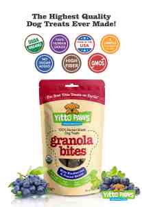 organic blueberry dog treats